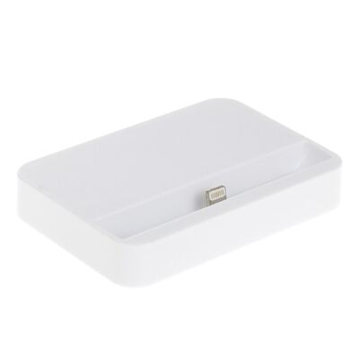 BASE DE CHARGE PLATE POUR IPhone 5/SE/6/6 PLUS BLANC DMS074WHITE