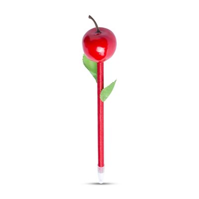 Ximor ballpoint pen in the shape of an apple and a matching hood. With black ink. DMAH0025C51