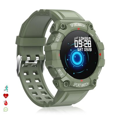 FD68 Bluetooth 4.0 Smart-Armband mit Herzmonitor, Blut O2 und Blutdruck. Sportmodi. DMAF0140C23