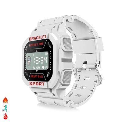 Bracelet intelligent i3 avec moniteur de fréquence cardiaque et notifications. Moniteur sportif pour le cyclisme, la course à pied et le volley-ball. DMAH0080C01