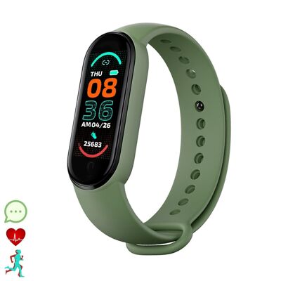 M6 smart bracelet with heart rate, blood pressure and oxygen monitor. Multisport mode. DMAN0018C20