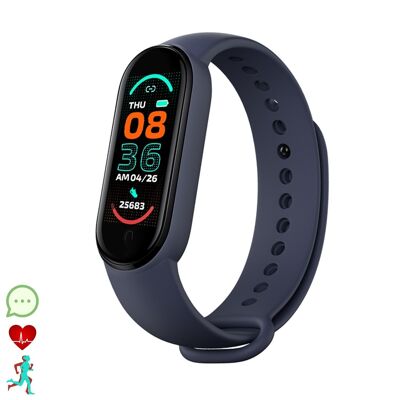 M6 smart bracelet with heart rate, blood pressure and oxygen monitor. Multisport mode. DMAN0018C32
