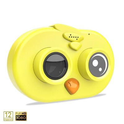 Kamera für Fotos und Videos für Kinder, Vogeldesign. Full HD1080 und 12 Megapixel DMAB0180C15