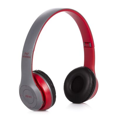 Cascos auriculares P47 Bluetooth 5.0 +EDR con radio FM incorporada y lector de Micro SD. DMAK0221C50