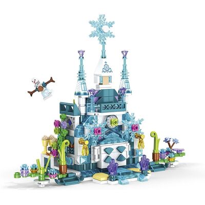 Ice Castle 12 in 1, with 554 pieces. Build 12 individual models with 2 shapes each. DMAK0301C91