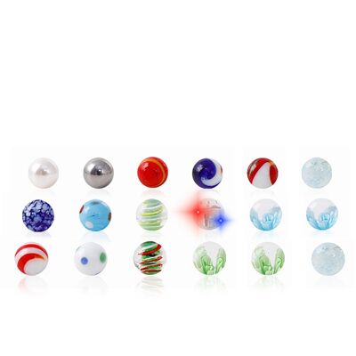Set of 18 marbles. DMAN0108C91