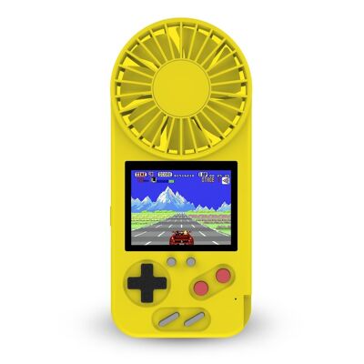 D-5 portable console with 500 games and built-in fan. 2.4-inch color screen. DMAG0096C17