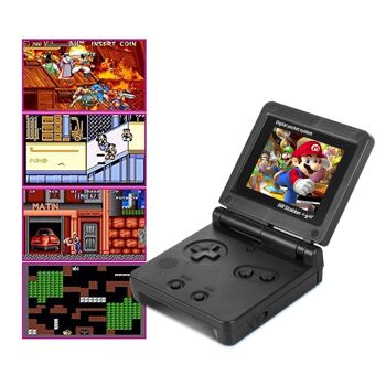 Console portable rétro avec 500 jeux 8 bits et un écran pliant de 3 pouces. Connexion télé. DMAG0097C00 2