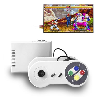 Console de jeu vidéo rétro avec 2000 jeux inclus. Comprend 2 commandes pour jouer à la télévision. DMAL0192C01