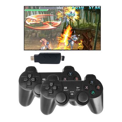 Collegamento della console per videogiochi allo schermo del televisore. Supporta 4K. Include 13.000 giochi e due controller wireless. DMAL0096C01