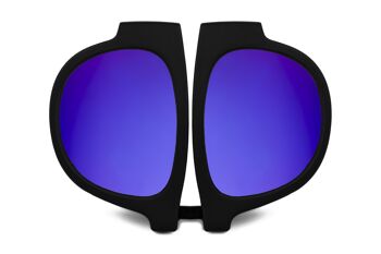 Lunettes de soleil sport à verres miroir Roll Up UV400 pliables SDAA0003C6001 9