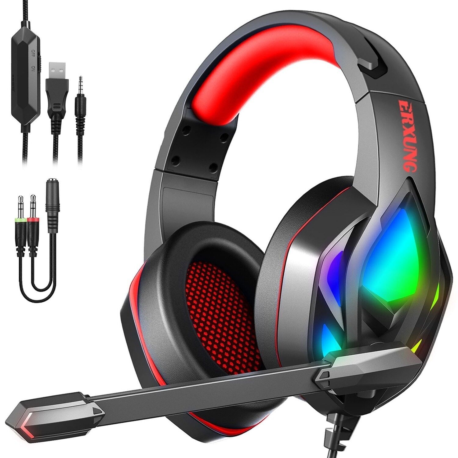 Cascos gaming online rgb