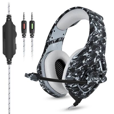 Headset Onikuma K1. Gaming headphones with microphone, minijack connection for PC, laptop, PS4, Xbox One, mobile, tablet. DMAD0143C83