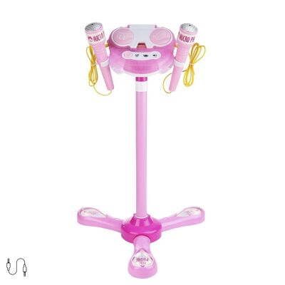 Children's karaoke kit with 2 microphones and support stand DMAD0072C55