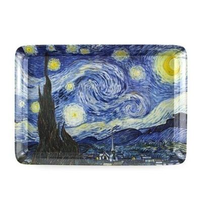 Melamine serving tray, MINI size, Van Gogh, Starry Night