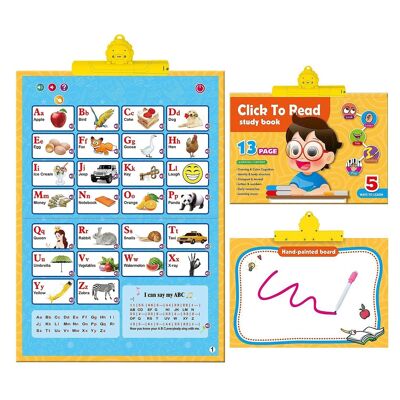 English learning book with sounds and blackboard. DMAL0082C31