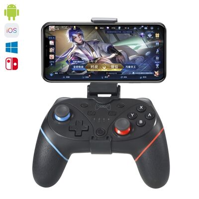 Wireless remote control with mobile portable fastening. Bluetooth connection. Compatible with Switch, Android, iOS and PC. DMAL0071C00