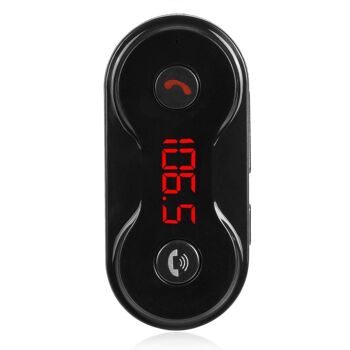 CARC8 Mains Libres Bluetooth pour Voiture avec Transmetteur FM DMZ128SLV 2