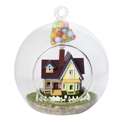 Maqueta miniatura 3D flying house wonderland 12x12x12 cm. DMAL0159C91