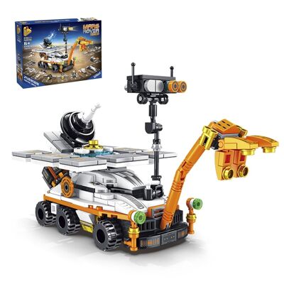 Mars Rover 12 in 1, with 556 pieces. Build 12 individual models with 2 shapes each. DMAK0308C91