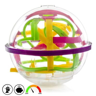 MAZE BALL DESAFÍO LABERINTO 3D PARA MONEDAS, CON 100 PUNTOS DE CONTROL DMX108