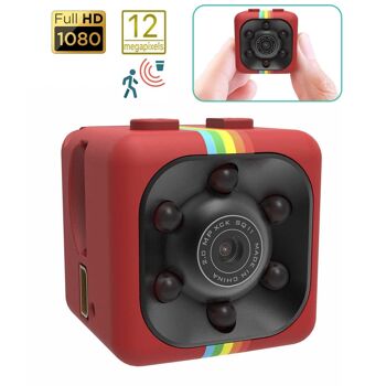 Micro caméra SQ11 Full HD 1080 avec vision nocturne et capteur de mouvement DMAB0192C50 1
