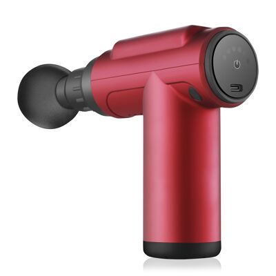 Mini Fascia Gun J-28 Muscle Massage Gun. 6 intensities, 4 heads. Long duration battery. DMAH0116C50