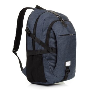 Sac à dos bleu avec chargeur DMZ035BL 2