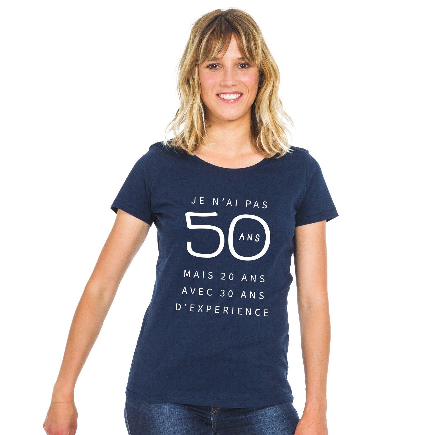 Buy wholesale TSHIRT NAVY I AM NOT 50 YEARS OLD BUT 20 YEARS OLD