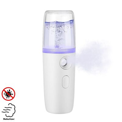 Multipurpose nebulizer for disinfection with liquid hydrogel without touching objects. DMAC0058C01