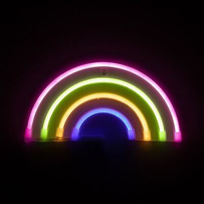 Pendentif arc-en-ciel multicolore néon avec 4 bandes. DMAN0111C91V11