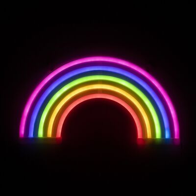 Neon multicolor pendant rainbow design. DMAN0111C91V07
