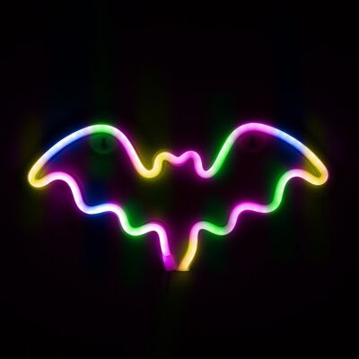 Ciondolo neon multicolore disegno Pipistrello. DMAN0111C91V12