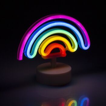 Néon multicolore avec socle, design Rainbow. DMAN0113C91V03 2