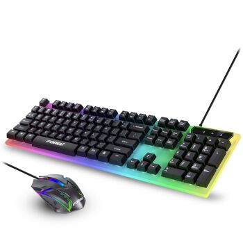 Pack de jeu FV-Q3055 de clavier et souris avec lumières RVB. 1000dpi. DMAD0206C00 3