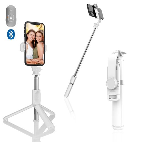 Palo selfie stick con trípode extensible y disparador remoto Bluetooth. DMAN0035C01