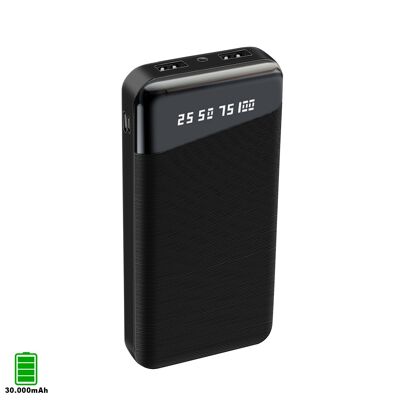 Y6 30,000mAh Powerbank with charge percentage indicator, dual 2A USB output DMAD0061C00