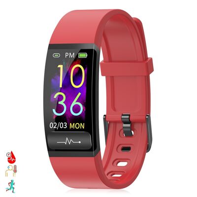 Pulsera inteligente M8 con temperatura corporal, tensión, oxígeno en sangre y modo multideporte DMAD0190C50