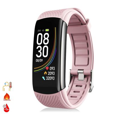 T118 smart bracelet with measurement of body temperature, blood O2 and blood pressure DMAC0049C55