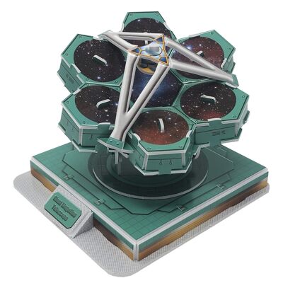 Riesiges Magellan-Teleskop 3D-Puzzle 31 Teile. 10,8 x 11,8 x 9,8 cm. DMAL0162C91V5