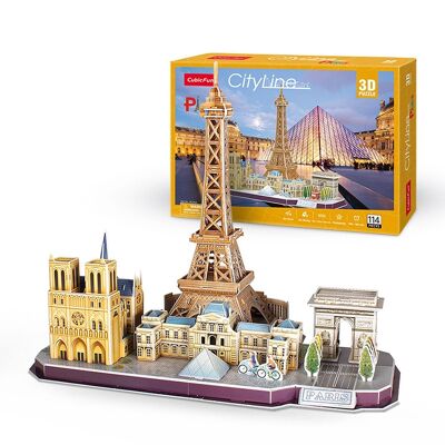 3D puzzle Paris 38.1x25.4x32.7 cm. DMAL0113C91