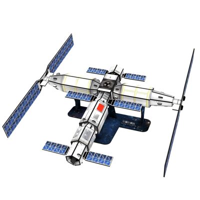 Puzzle 3D Raumstation 54 Teile. 21,2 x 23,3 x 92,5 cm. DMAL0162C91V2