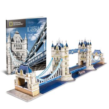 Puzzle 3D Pont de la Tour de Londres 79,5x17,5x21,5 cm. DMAL0110C91 1