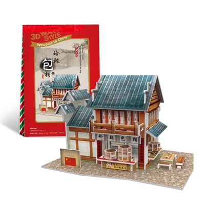 3D-Puzzle WORLD STYLE CHINA EASTERN TRADITIONAL LINGLONG STORE DMAL0138CV4