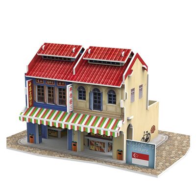 Puzzle 3D WORLD STYLE SINGAPOUR Maison traditionnelle DMAL0136C91V2