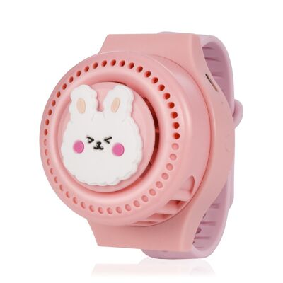 Montre ventilateur portable avec batterie 300 mAh. Conception de lapin. 3 vitesses - PÂQUES