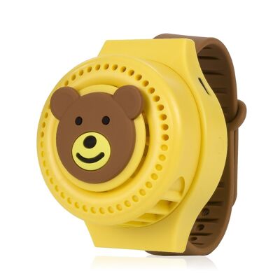 Portable fan watch with 300mAh battery. Bear design. 3 speeds. DMAF0176C41