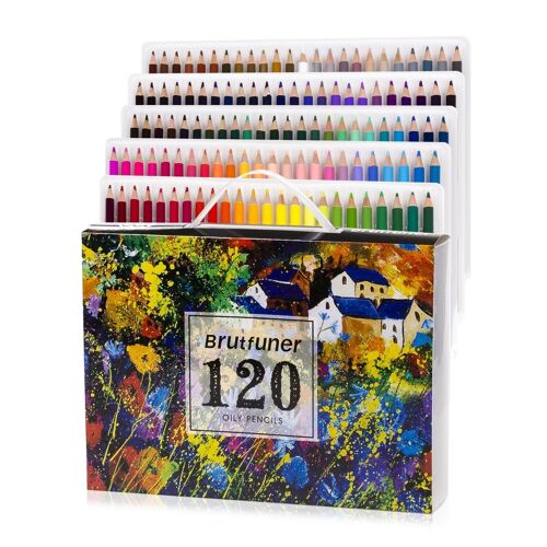 Set de 120 lápices de colores con base de aceite. DMAH0040C91Q120