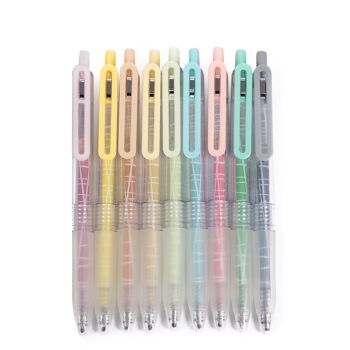 Ensemble de 9 stylos gel de différentes couleurs. DMAH0034C91A 2