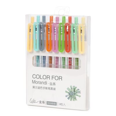 Set di 9 penne gel in vari colori. DMAH0034C91B